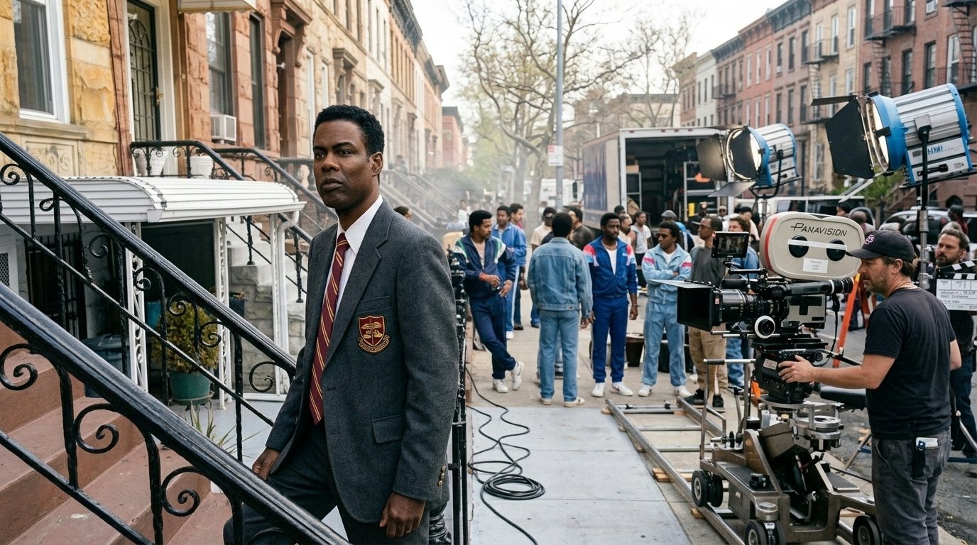 Set de filmagem de Todo Mundo Odeia o Chris em Los Angeles