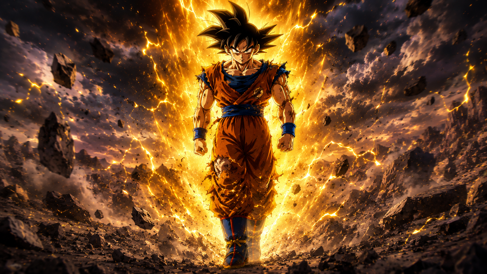 Retorno triunfante de Goku na saga Buu.