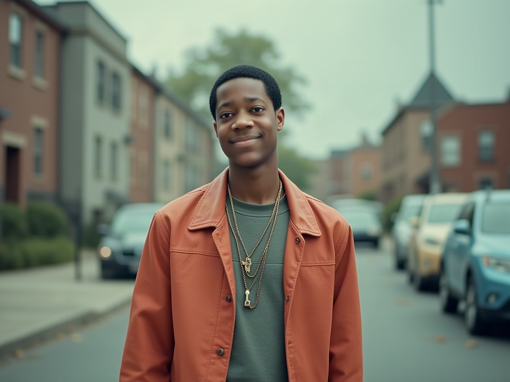Tyler James Williams no set de Todo Mundo Odeia o Chris